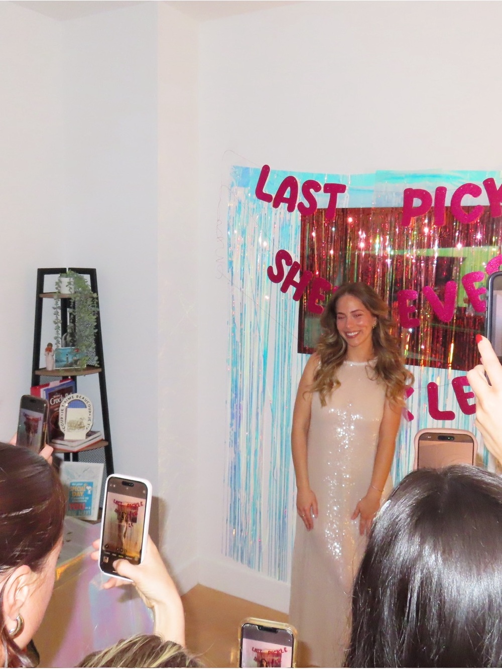 WeWoreWhat Pale Pink Sequin Maxi Dress - Only worn once!